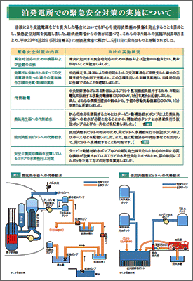 【図3】泊発電所での緊急安全対策の実施について